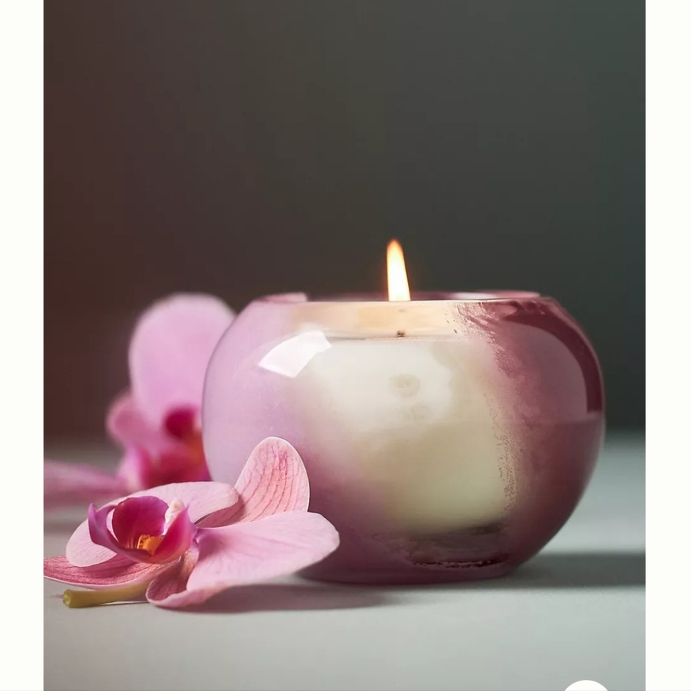Anthropologie The Loved Salted Moss And Lavender Mindful Scented Candle New